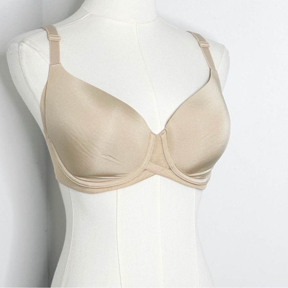 Wacoal Nude Underwire T-Shirt Bra 30DD Smooth Contour Beige